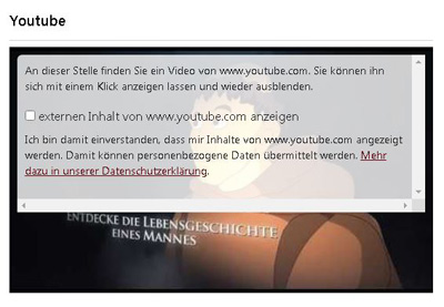 Video datenschutzkonform einbinden