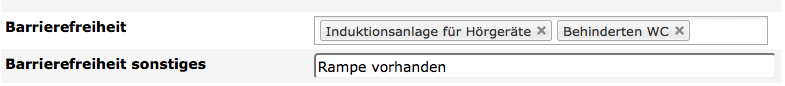 Angaben zur Barrierefreiheit